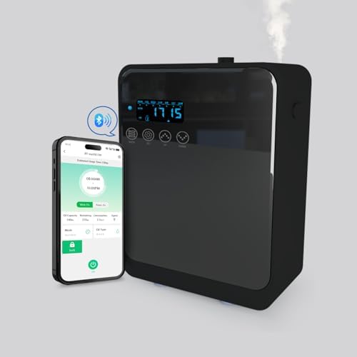 Smart Aroma Diffuser for Home & Business, 240ml Waterless Essential Oil Diffuser with App Control, Covers 400 to 2000 Sq.Ft, Pure Essential Oil Only for Hotel, Office, Spa - Image 5