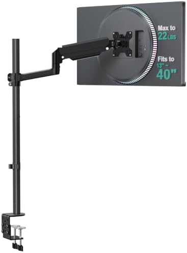 WALI Extra Tall Monitor Mount for 13-40 inch Computer Screens, up to 22 lbs by WALI