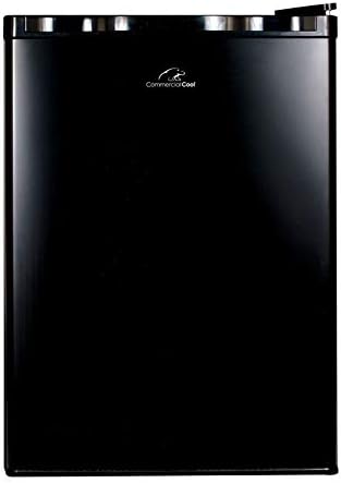Commercial Cool CCR26B Compact Single Door Refrigerator and Freezer, 2.6 Cu. Ft. Mini Fridge, Black - Image 3