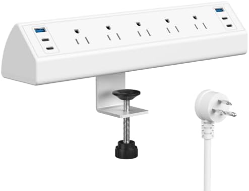 Jgstkcity Desk Clamp Power Strip USB C,Table Surge Protector (Pack of 15) by Jgstkcity