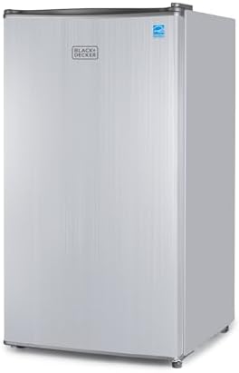 BLACK+DECKER 3.2 Cu. Ft. Compact Refrigerator, BCRK32V, Stainless Look by Unknown