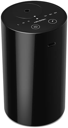 Airversa AN8 Waterless Diffuser for Essential Oil for Home, Room, Black by Airversa