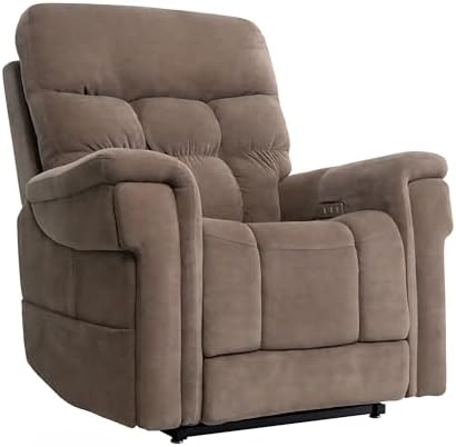 Pride Viva Lift Ultra Power Recliners - Lift Chair for Adults, 400 Lbs Weight Capacity, Lithium Battery Backup, 23" W x 22" D Comfort Seat, Large, Trento Brown - PLR4955L - Image 7