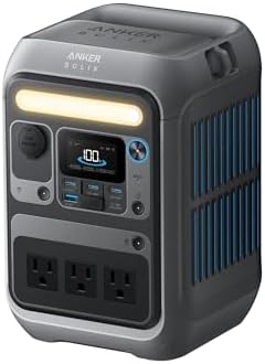 Anker SOLIX C300 Portable Power Station, 288Wh Solar Generator for Camping by Anker