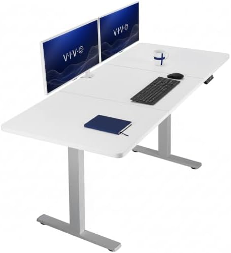 VIVO White 71 x 30 in Standing Desk, DESK-KIT-1G7W by VIVO