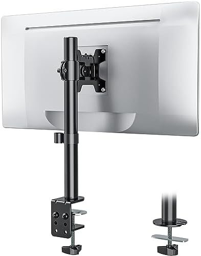 WALI Single Monitor Mount, Vesa Monitor Arm for 13-32 inch, up to 22lbs by WALI