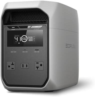EF ECOFLOW Portable Power Station Delta 3 Classic, 1024Wh 1800W AC by Unknown