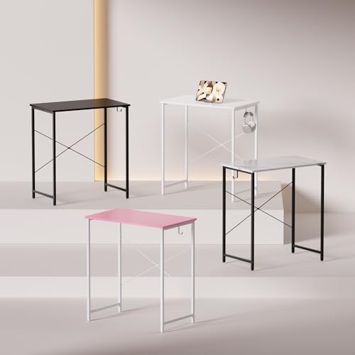 Pamray 23 Inch Computer Desk for Small Spaces, Home Office Work Desk with Headphone Hook, Small Office Desk Study Writing Table - Image 4