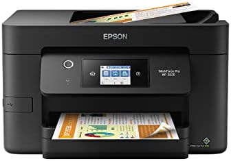 Epson Workforce Pro WF-3820 Wireless All-in-One Printer with Auto 2-Sided Printing, 35-Page ADF, 250-sheet Paper Tray and 2.7" Color Touchscreen (Renewed) by Amazon+Renewed