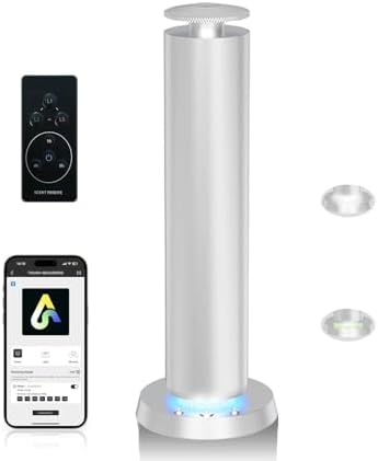 Waterless Oil Diffuser,1800 Sq.Ft APP Control LED Light Ultra Quiet by Namste