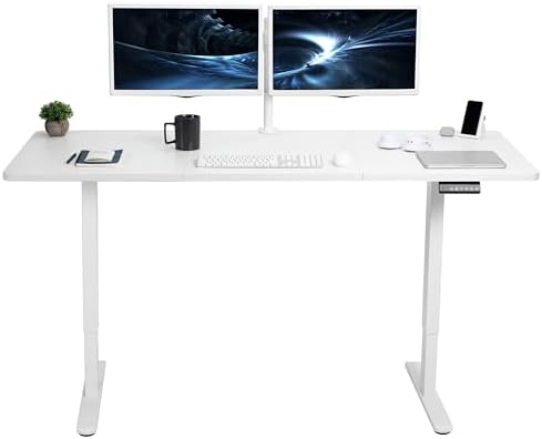 VIVO White 71 x 30 in Standing Desk, DESK-KIT-E2W7W by VIVO