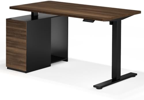 FLEXISPOT EN2 55"x28" Standing Desk Bundle with Storage Cabinet by Unknown