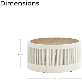 CHITA Modular Acacia Outdoor Furniture Set 4 Piece, Patio Conversation Set - Image 6