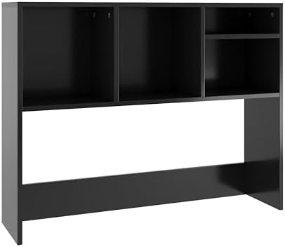 Flash Furniture Desktop Bookshelf with Multiple Cubbies, Black by FlashFurniture