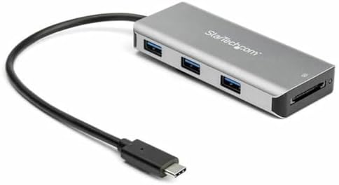 StarTech 3-Port USB-C Hub with UHS-II SD/microSD Reader, 3x USB-A by StarTech