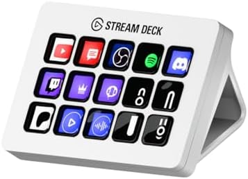 Elgato Stream Deck MK.2 White Studio Controller, 15 Keys by Elgato