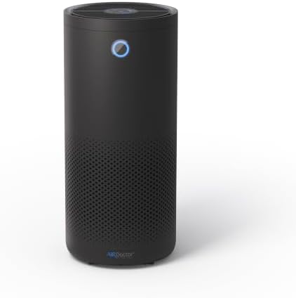 AIRDOCTOR AD4000 Air Purifier. Perfect for Large Rooms, Basements Up to 2,776 ft2. Removes Smoke, Dust, Pet Hair, Odors, Pollen. Hospital-Grade UltraHEPA & Premium Carbon Filtration by AIRDOCTOR