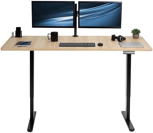 VIVO Light Wood 71 x 30 in Standing Desk, DESK-KIT-E2B7C by VIVO