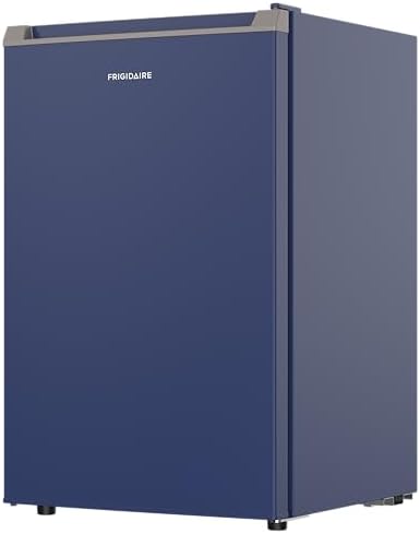 Frigidaire Mini Refrigerator, Compact Freezer Compartment, Adjustable Thermostat Control, Reversible Door, Contemporary Series, 4.5 cu ft, Blue by Unknown