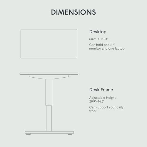 FLEXISPOT EN2 48"x24" Standing Desk Bundle with Monitor Mount, Black - Image 5