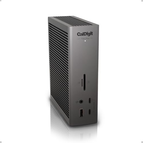 CalDigit TS5 Plus Thunderbolt 5 Docking Station: 20-Port PCIe-10GbE Mac|PC by CalDigit