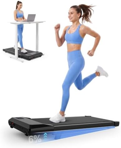 6% Incline 300 lbs Walking Pad Under Desk Treadmill by %E2%80%8ELacuffy