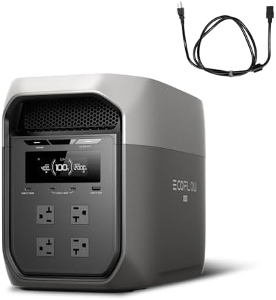 EF ECOFLOW Portable Power Station DELTA 3 Max with AC Charging Cable by Unknown