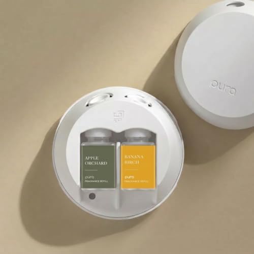 Pura - Smart Home Fragrance Device Starter Set - Pura 4 - Scent Diffuser for Home - Includes Fragrance Aroma Diffuser - Square Box, Apple Orchards and Banana Birch Scent Refills - Image 6