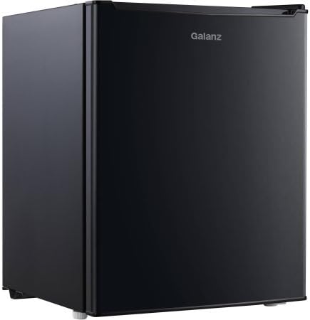 2.7 cubic foot compact dorm refrigerator - (Black) - Image 2