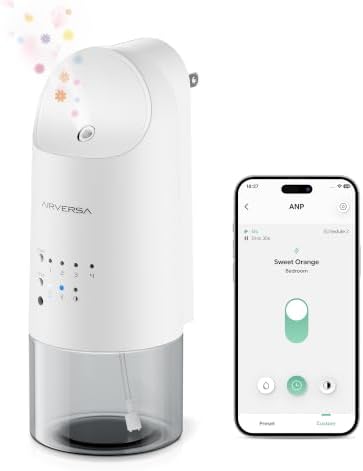 Airversa ANP Smart Plug in Wall Waterless Essential Oil Diffuser, White by Airversa