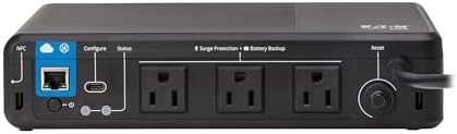 Eaton Tripp Lite BC350RNC 350VA Small Cloud-Connected UPS 210W 3 Outlets - Image 3