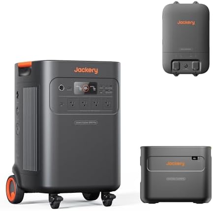 Jackery Explorer 5000 Plus and Battery & Smart Transfer Switch, 10kWh by Unknown