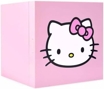 Ukonic Sanrio Hello Kitty Pink 6.7L Single Door Mini Fridge by Toynk