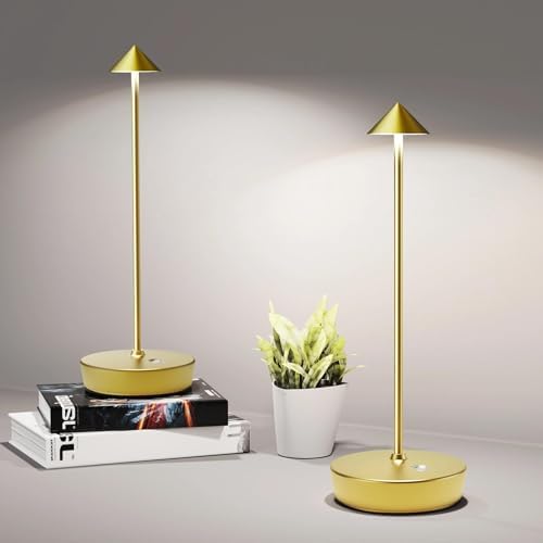 Cordless Table Lamps Rechargeable 6000mAh Battery Operated LED Desk Lamp by SHANGCAI