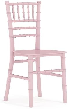 Flash Furniture Child’s Pink Resin Party and Event Chiavari Chair for Commercial & Residential Use,Pink by FlashFurniture