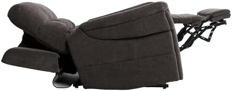 Pride Viva Lift Ultra Power Recliners - Lift Chair for Adults, 400 Lbs Weight Capacity, Lithium Battery Backup, 22.5" W x 21" D Comfort Seat, Medium, Trento Charcoal - PLR4955M - Image 5