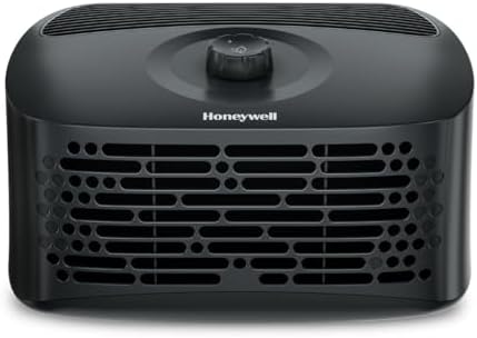 Honeywell HPA020 HEPA Air Purifier, Airborne Allergen Reducer for Small Rooms (90 sq ft), Black - Wildfire/Smoke, Pollen, Pet Dander, and Dust Air Purifier by HoneywellPluggedIn