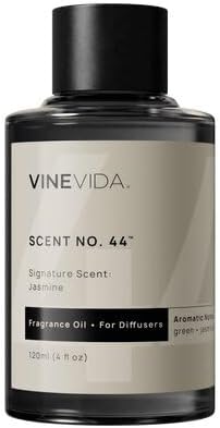 VINEVIDA [4 Fl Oz] Jasmine Fragrance Oil for Cold Air Diffusers, Essential Oils for Diffuser Oil Refill & Air Freshener Room Spray by VINEVIDA