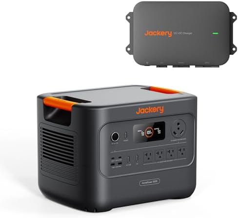 Jackery HomePower 3000 and DC-DC Alternator Charger, 3072Wh, 3600W Output by Unknown