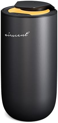The AirScent Mini Waterless Diffuser - Black Finish - 15 mL Capacity by Airscent