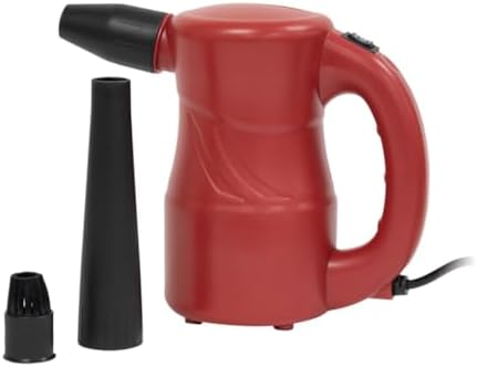 HomeStock Multipurpose Electric Duster and Air Blower (Red) - 7" W X 7.1" H, Compressed Air Duster, Dust Blower, 3.2 Lbs by Homestock