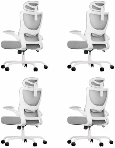 Marsail Ergonomic Office Chair with 3D Armrests, Pack of 4 by Marsail