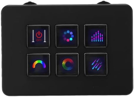 Jiawu Stream Controller Deck, 6 Customizable Keys (Black) - Image 5