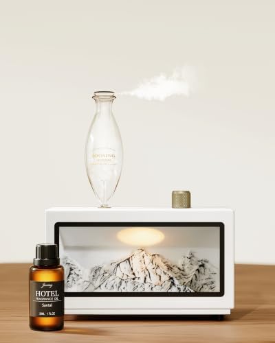 Waterless Oil Diffuser, Snowy Mountains Style, 3 Color Light with Bulb by UnlocktheFullPotentialofScentwithJoosing