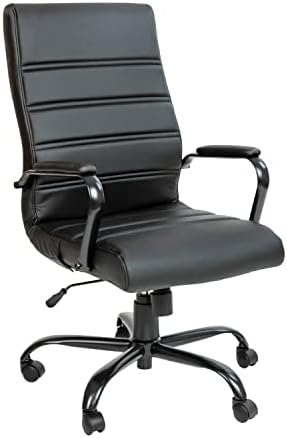 Flash Furniture High Back LeatherSoft Executive Office Chair, Black by FlashFurniture