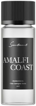 Scentiment Amalfi Coast Diffuser Oil - Premium Hotel Scent with Notes of Citrus, Lemongrass & Jasmine Home Scent, Hotel Fragrance Oil Diffuser Refill - 1.69 fl oz (50 mL) by Scentiment