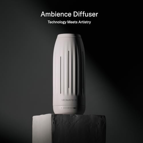 AromaTech Ambience Scent Diffuser – Waterless Cold-Air Diffuser for Essential Oils, Bluetooth App Control, Up to 1000 Sq Ft, Home, Hotel & Spa – Charcoal - Image 4