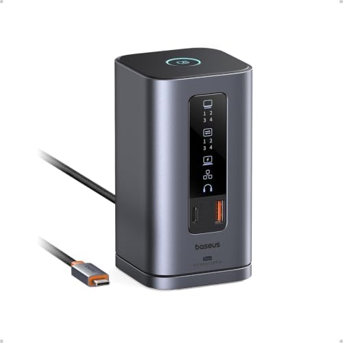 Baseus Spacemate Docking Station 11-in-1 with Triple Display for Windows by Baseus