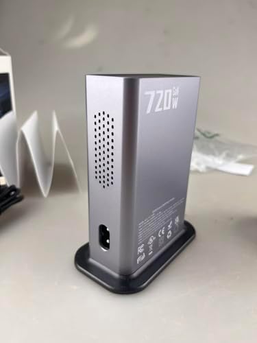 520W USB C Fast Charger Block, PD 3.1 100W 8 Port USB Charging Station, GaN Ⅲ Fast Charging Station for Multiple Devices, Laptop Wall Charger Compatible with iPhone 17/iPad/MacBook etc - Image 4