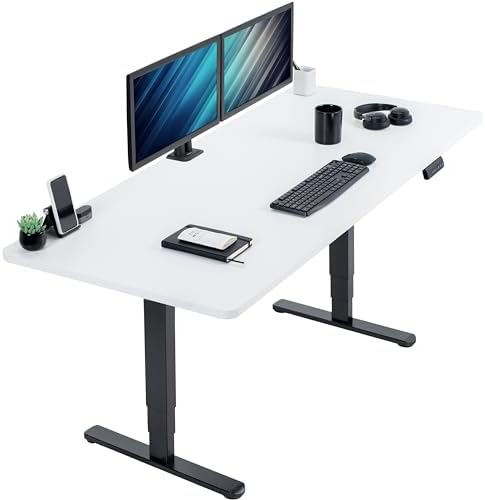 VIVO White 71 x 30 in Standing Desk, DESK-KIT-2B7W by VIVO